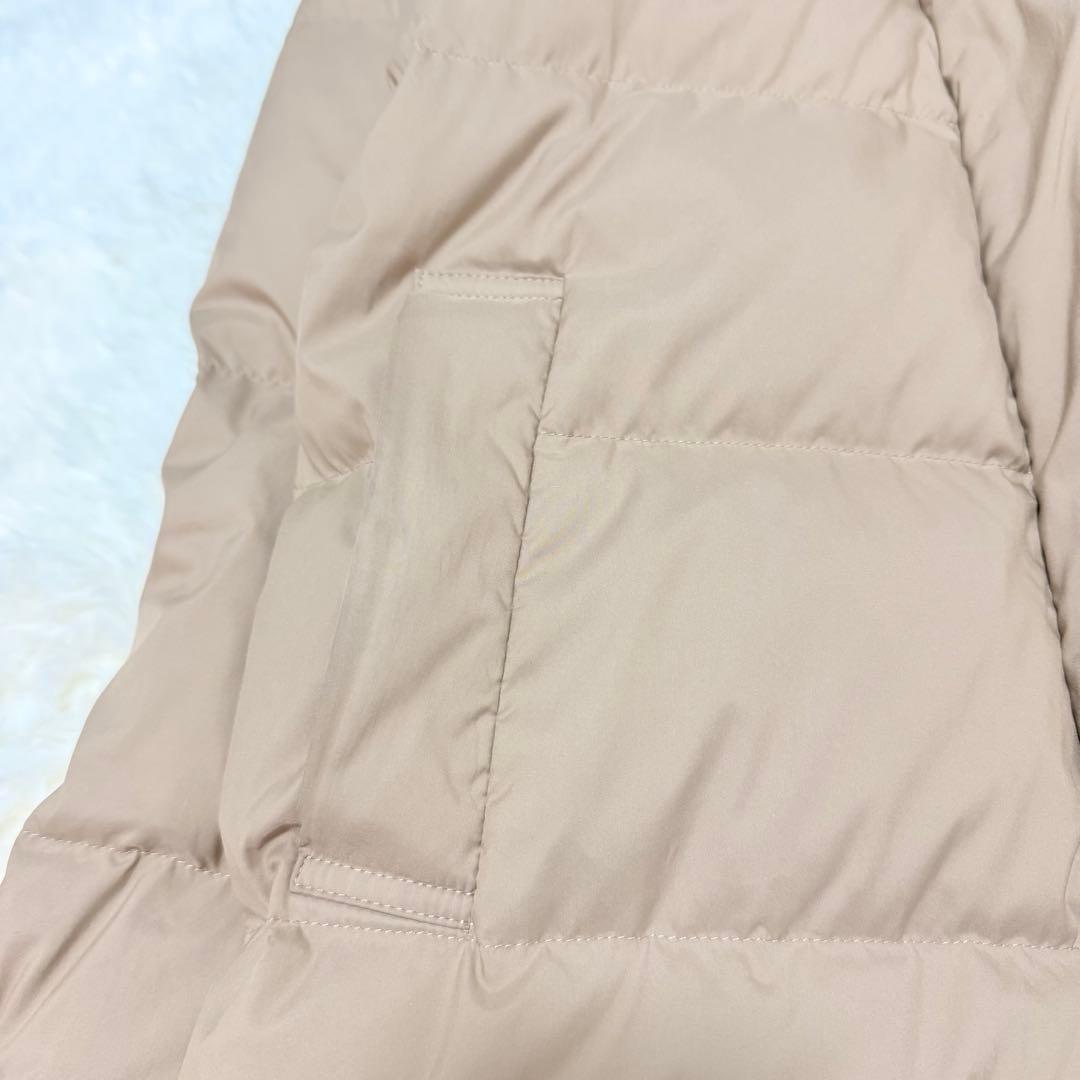 アーバンリサーチ ダウンジャケット ラビットフードストレッチロングダウン