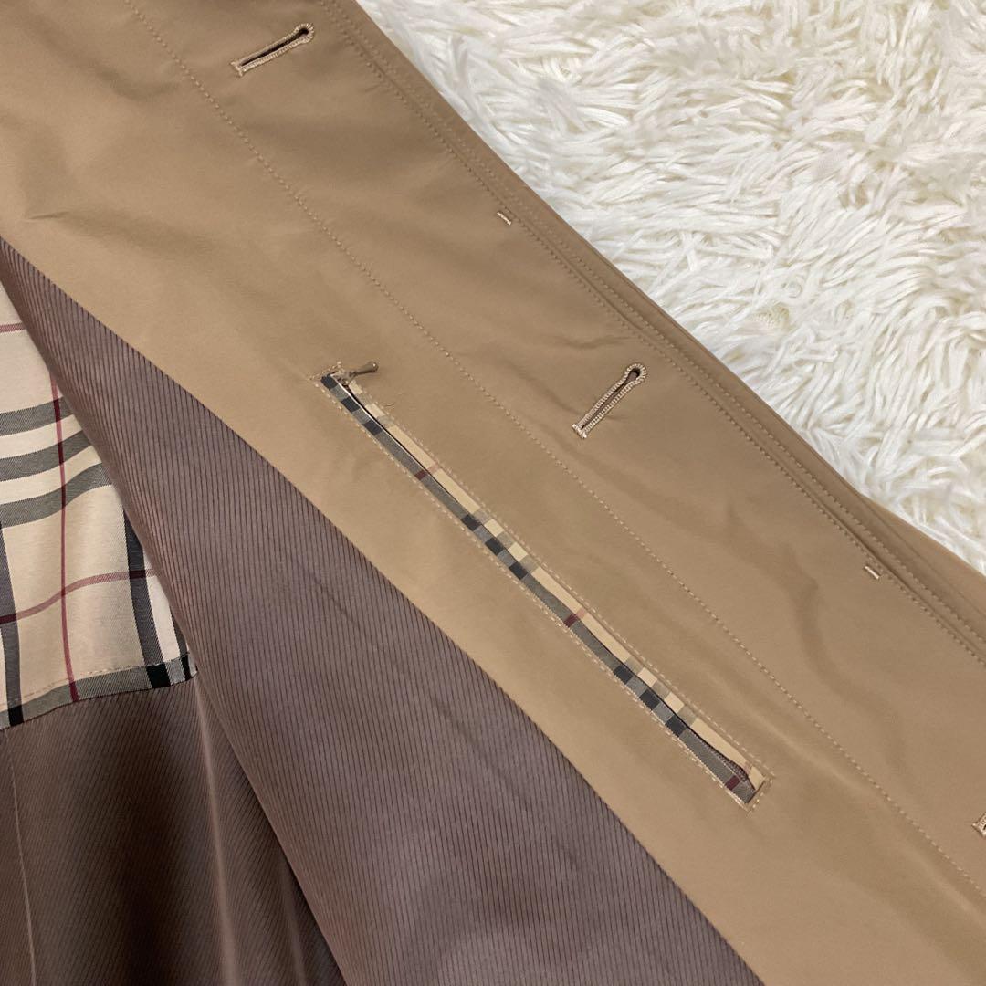 大きいサイズ♪BURBERRY LONDON ステンカラーコート ベージュ LL