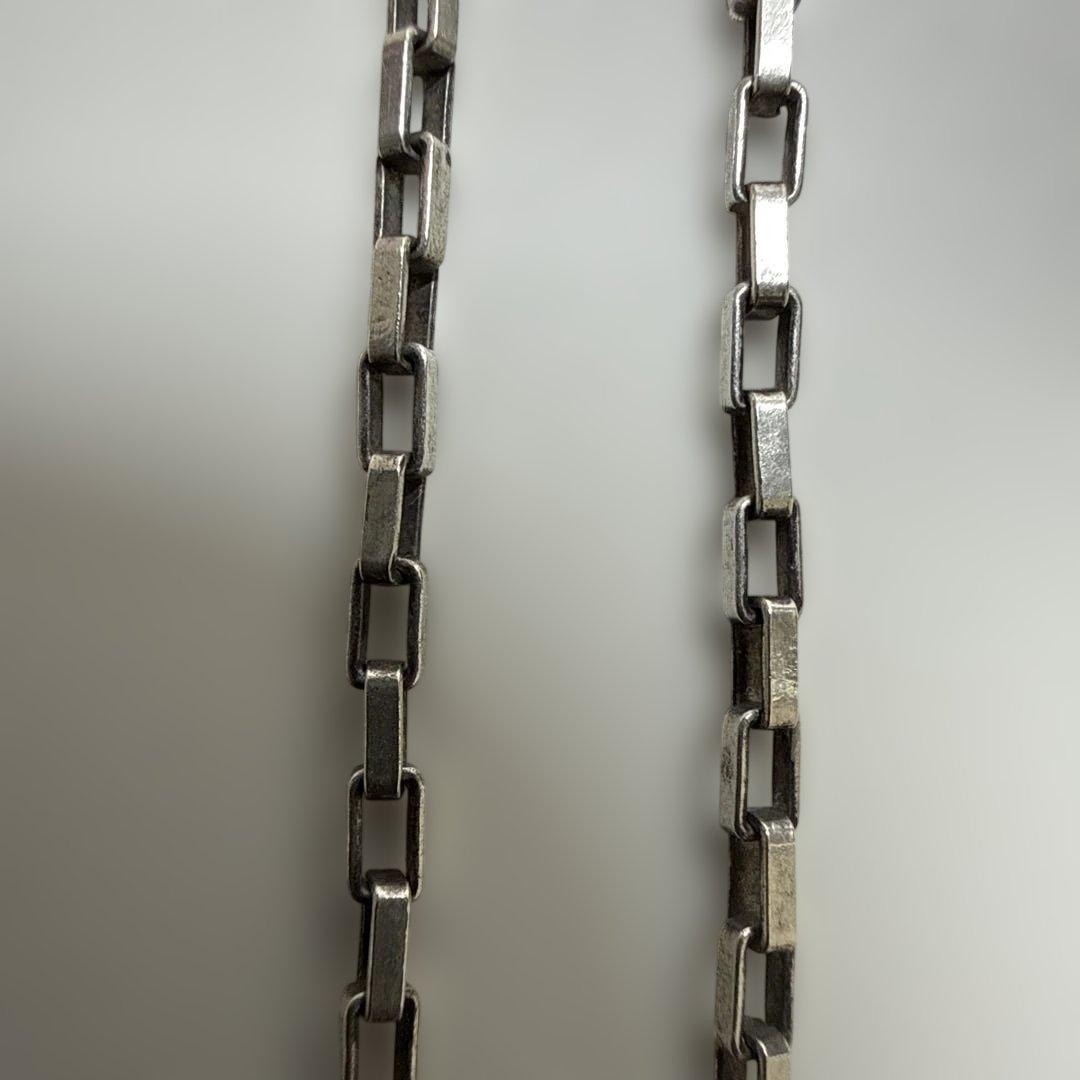 あっくんGUCCI シルバー ネックレス モダンデザイン　☺︎