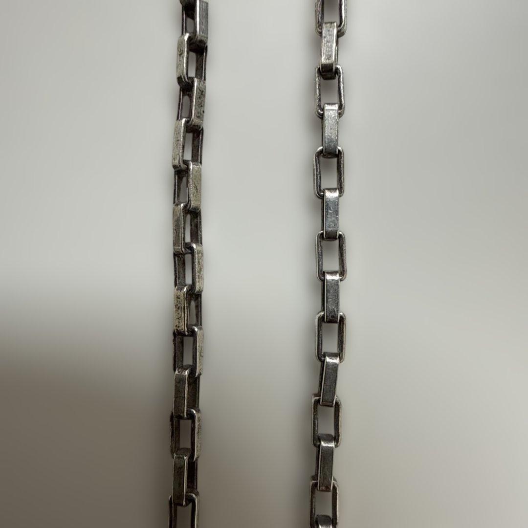 あっくんGUCCI シルバー ネックレス モダンデザイン　☺︎