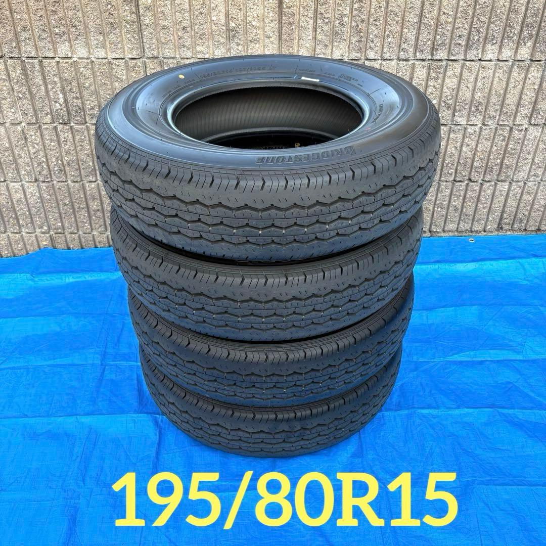 【mshr m.】新車外し　ハイエース　ブリヂストン　195/80R15