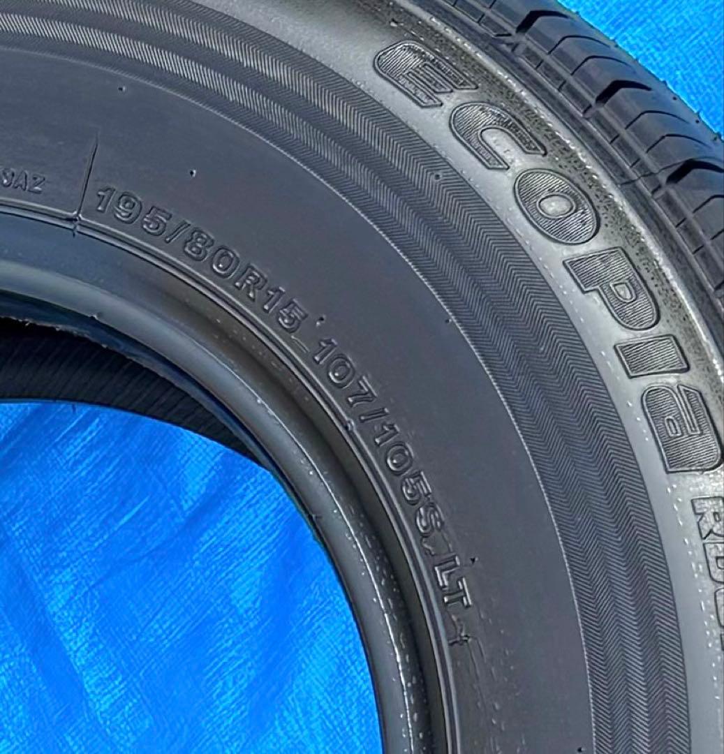 【mshr m.】新車外し　ハイエース　ブリヂストン　195/80R15