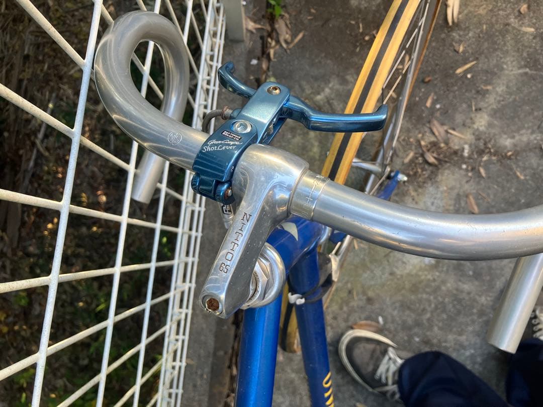 【値下げ可】vivalo NJS ピスト バイク クロモリ 青 NITTO 競輪