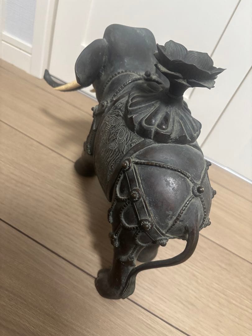 置物 金属工芸 彫刻 象