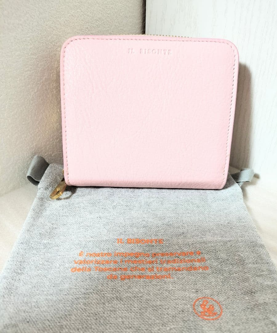 だだみIL BISONTE 新品イルビゾンテ 二つ折り財布 コンパクト財布