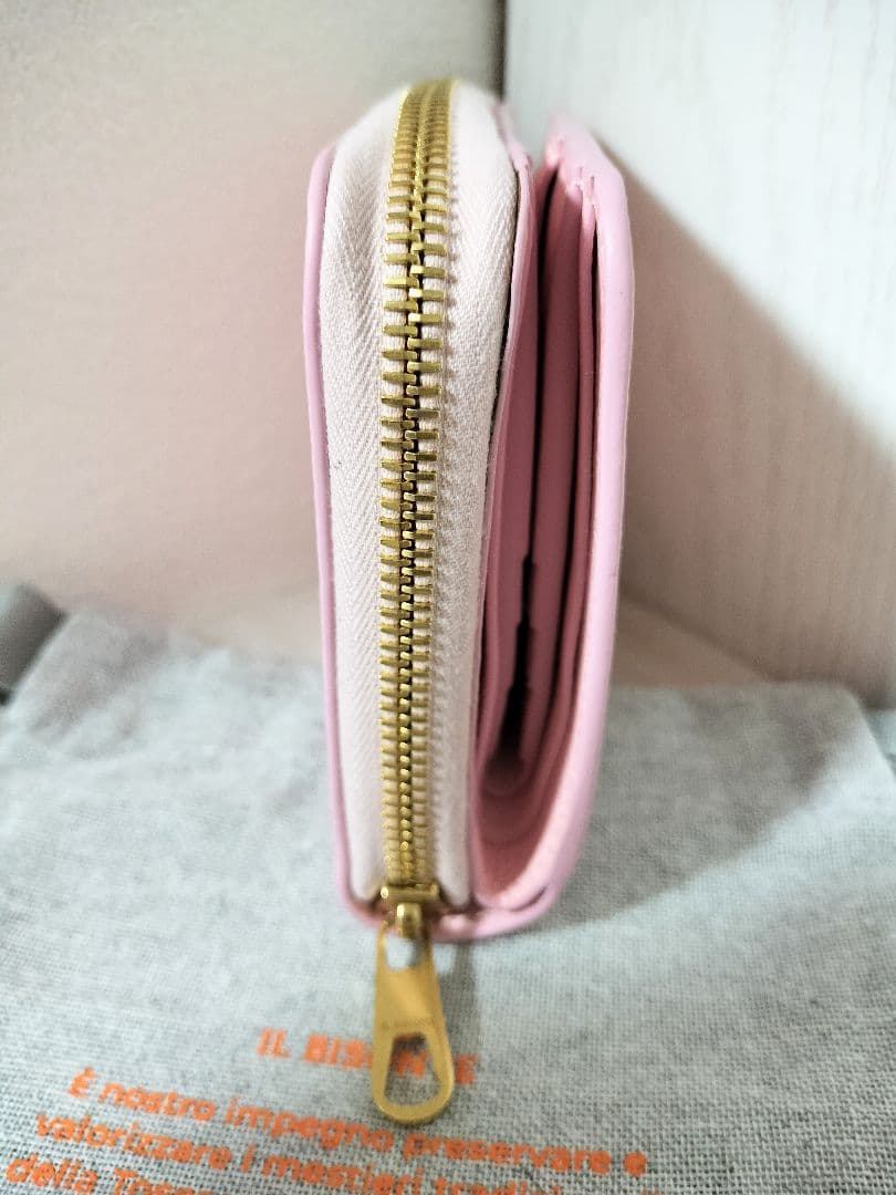 だだみIL BISONTE 新品イルビゾンテ 二つ折り財布 コンパクト財布