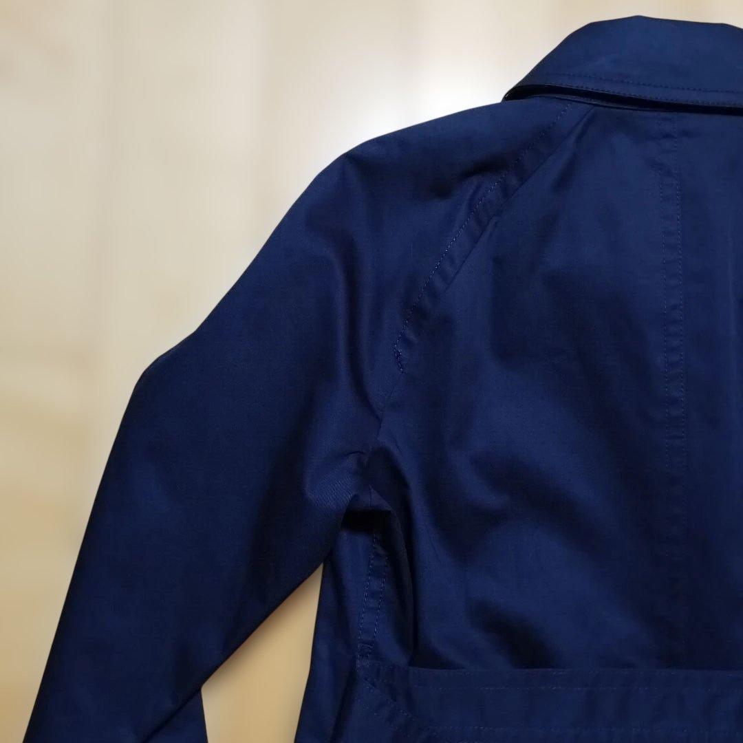 【COACH】コーチ トレンチコート/ネイビー/総柄裏地/シグネチャー/M