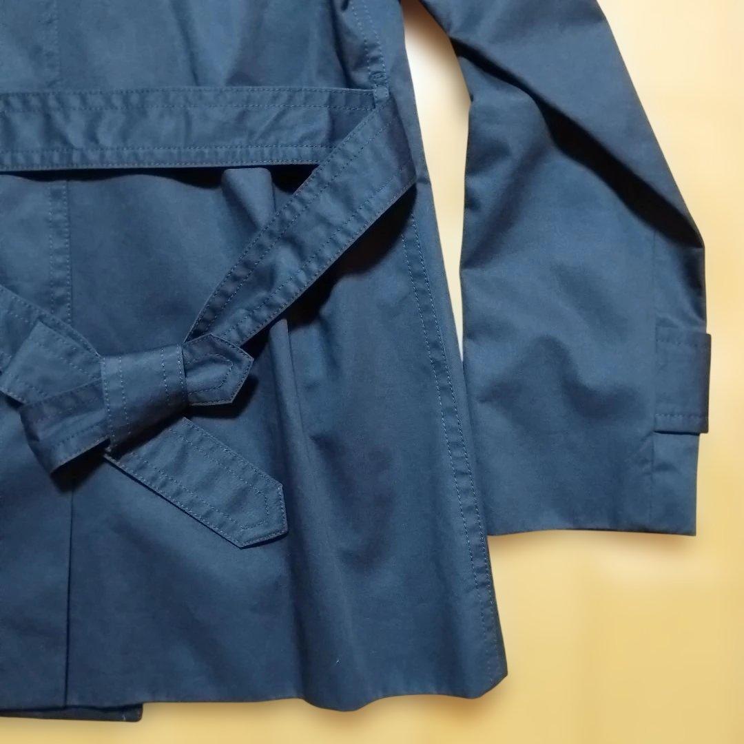 【COACH】コーチ トレンチコート/ネイビー/総柄裏地/シグネチャー/M