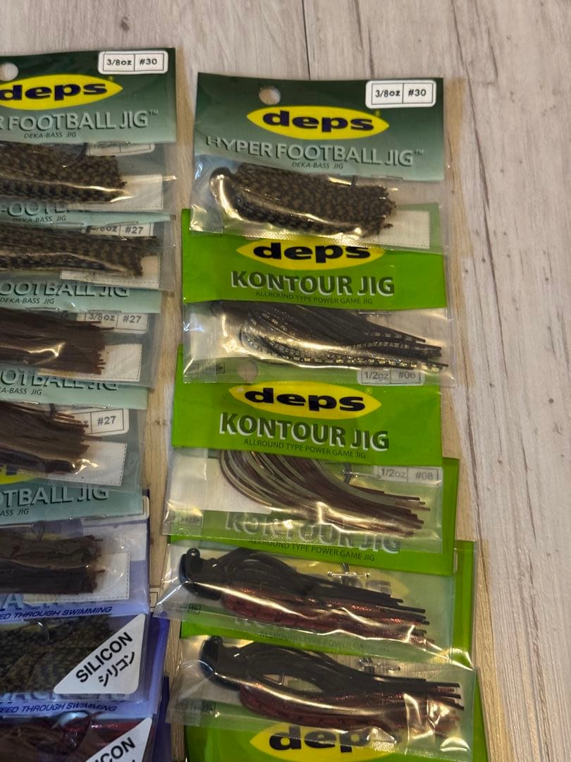 デプス　新品未開封　ラバージグ35個セット　ポーチおまけ