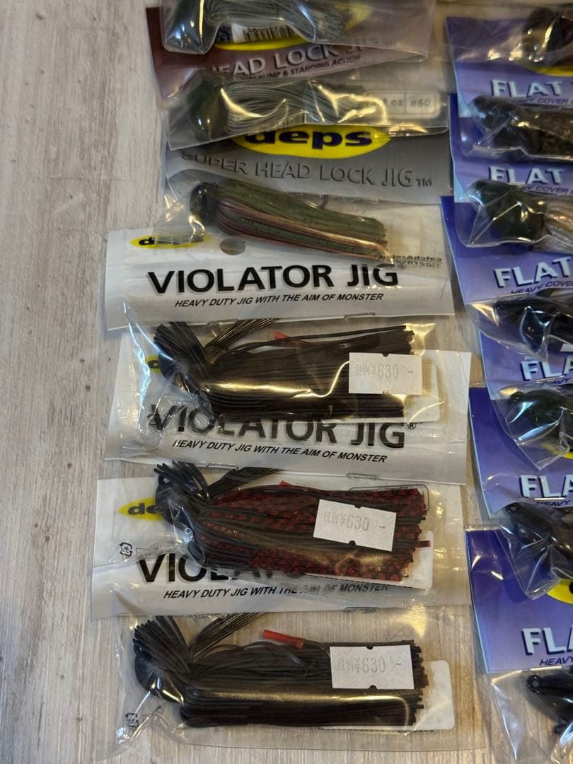 デプス　新品未開封　ラバージグ35個セット　ポーチおまけ