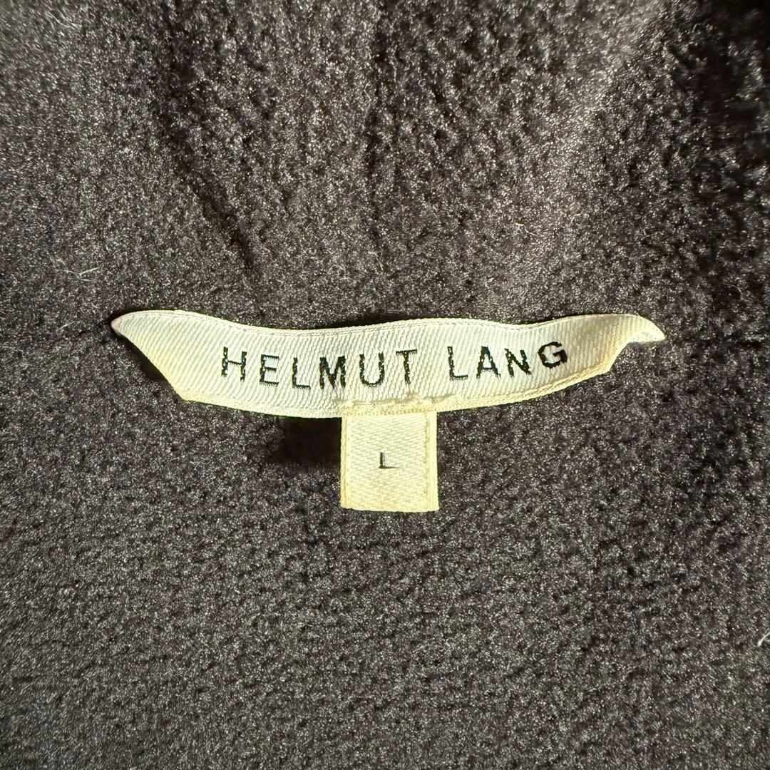 HALMUT LANG ヘルムートラング ラムレザージャケット フーディ L