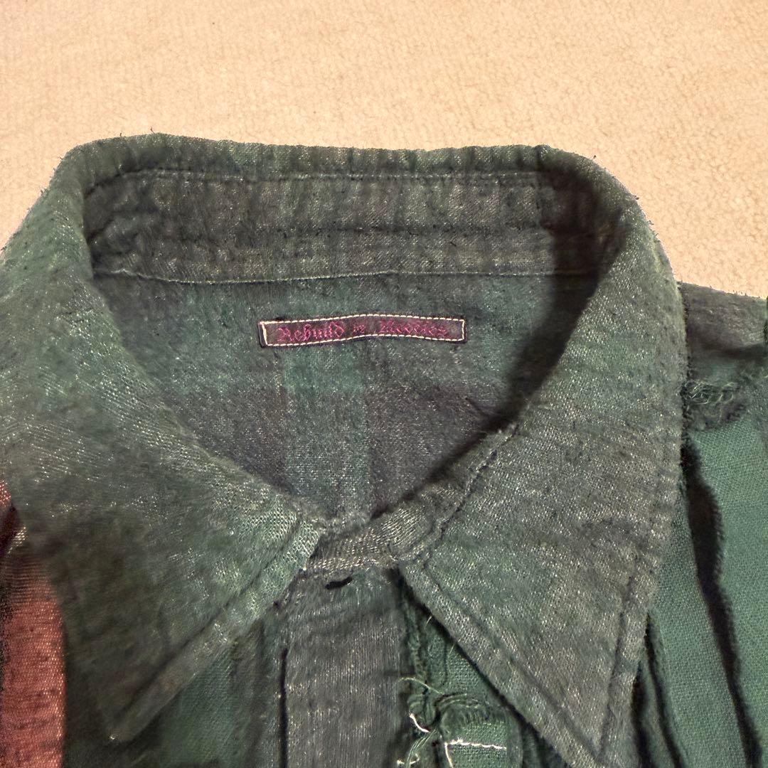 needles ニードルズ リビルド ネルシャツ チェック シャツ フランネル