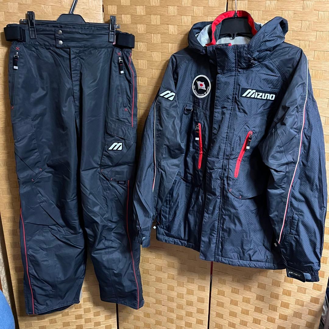 Mizuno スキースノボー　S.A.J. 技術員　Mマーク　旧ロゴ　XO