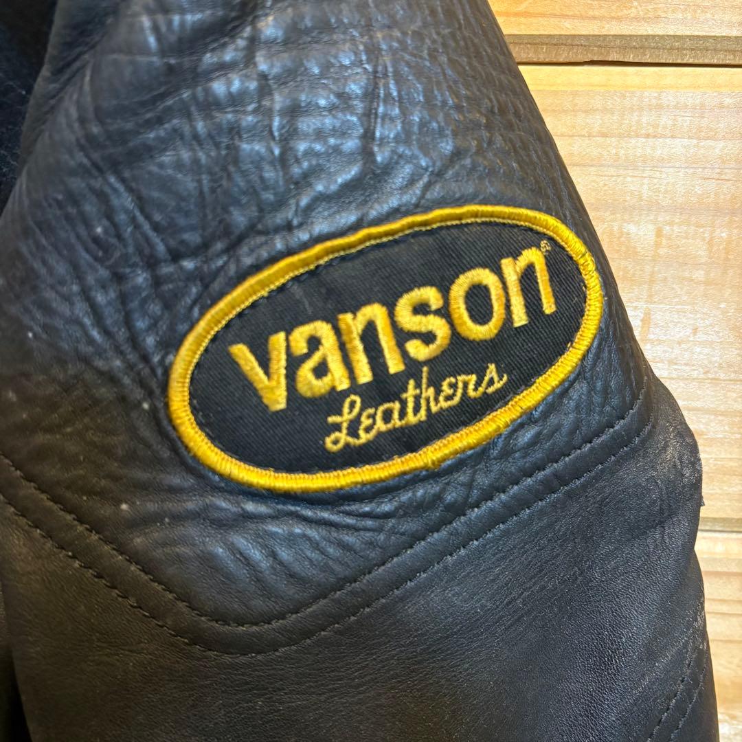 【専用商品】VANSON バンソン ライダース ジャケット 38（送料込み）