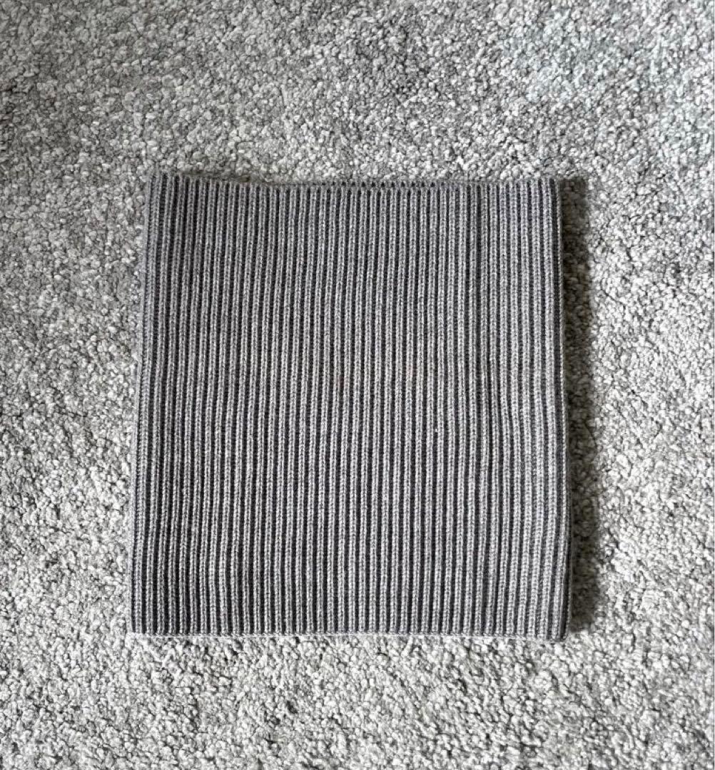 HYKE ネックウォーマー ウール グレー マフラー ストール ハイク スヌード