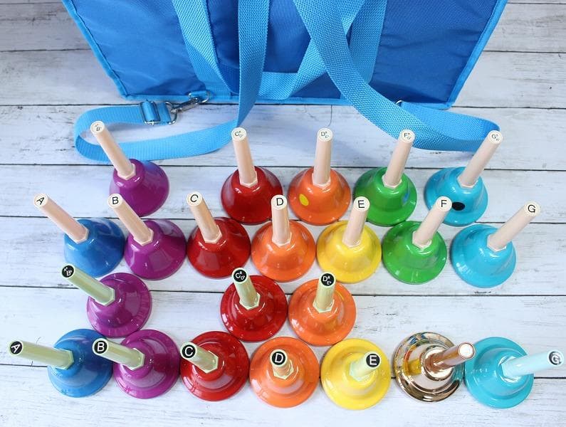 全音 ゼンオン ハンドベル ミュージックベル 22音セット
