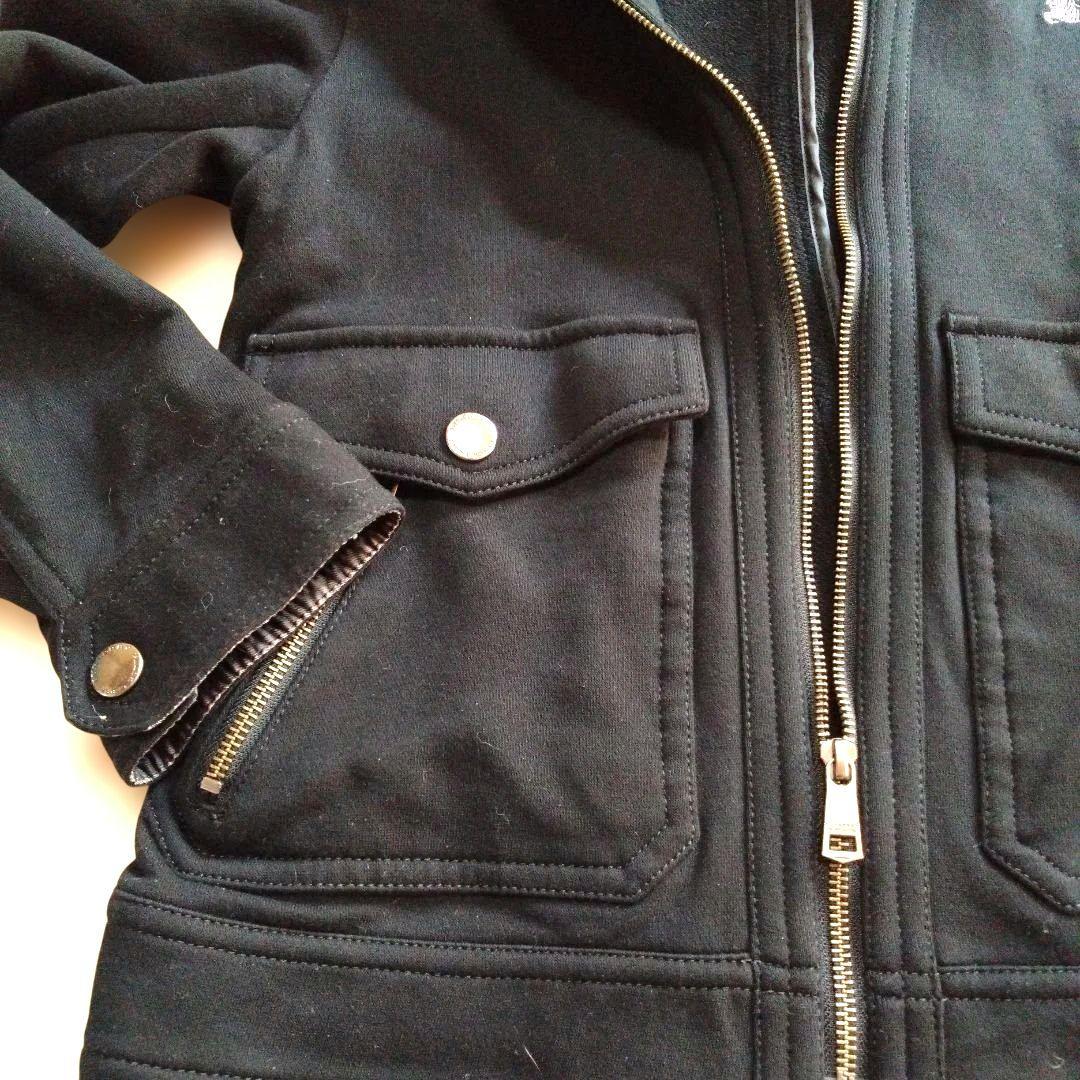 BURBERRY BLACK LABEL ジャケット Mサイズ 黒 ブルゾン 綿