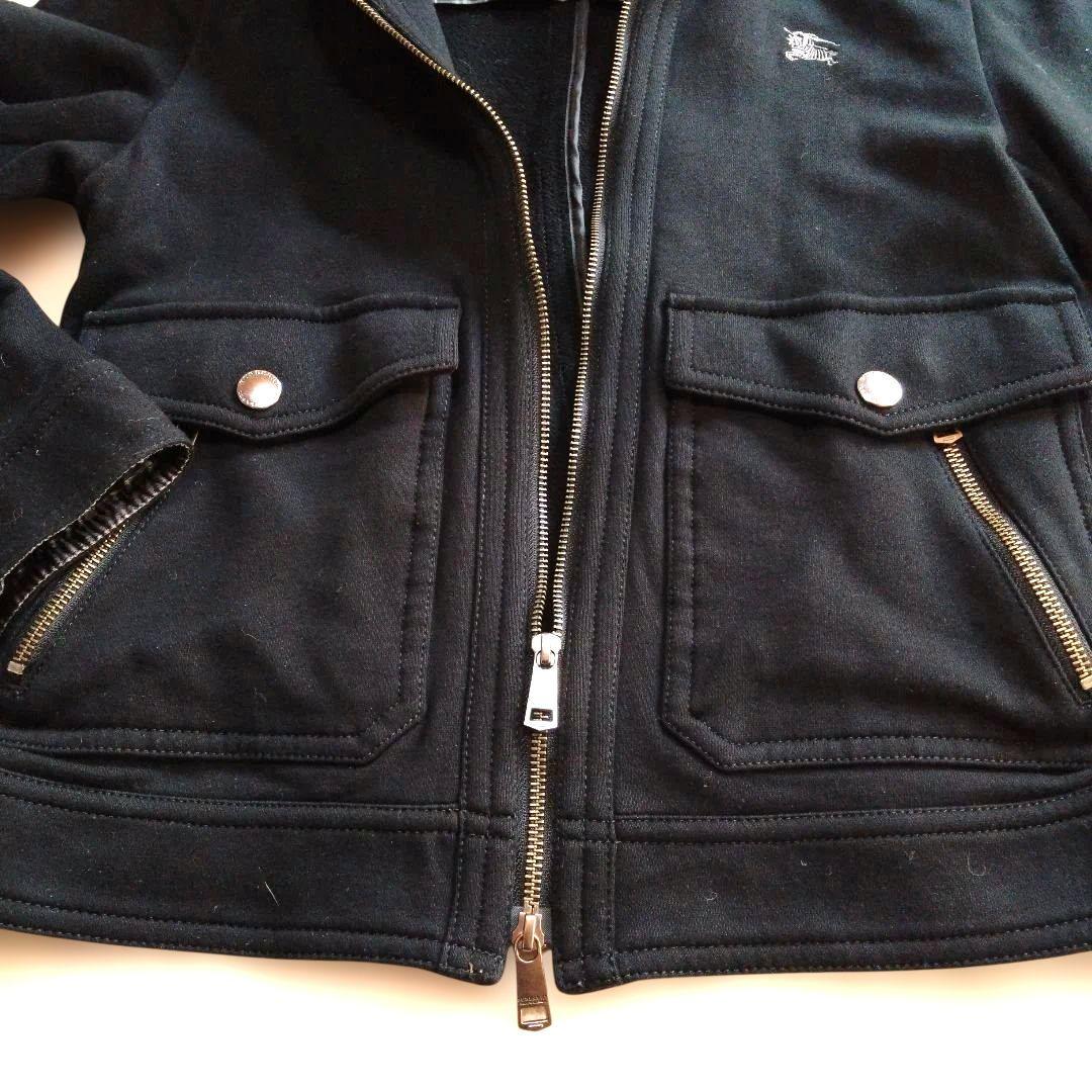 BURBERRY BLACK LABEL ジャケット Mサイズ 黒 ブルゾン 綿