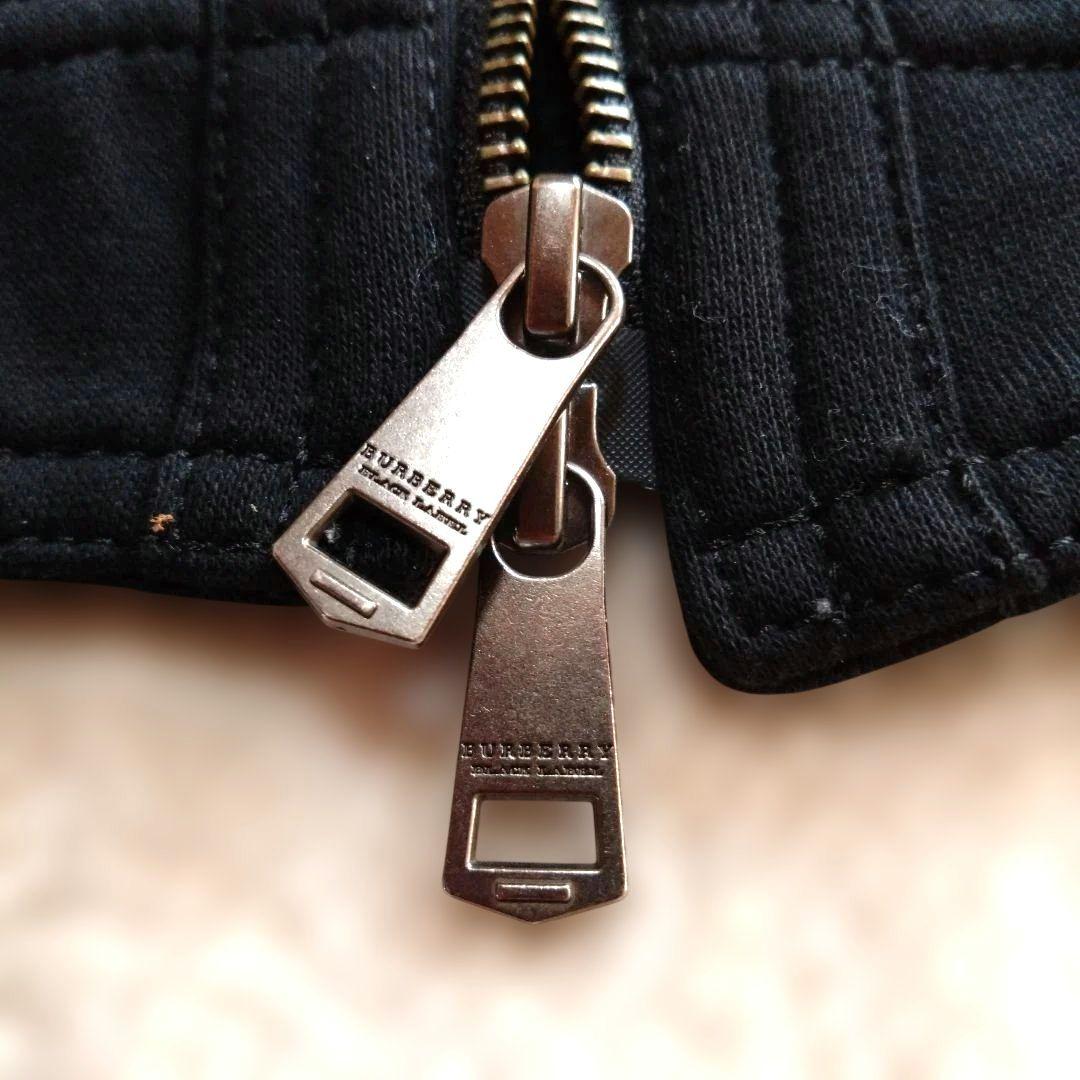 BURBERRY BLACK LABEL ジャケット Mサイズ 黒 ブルゾン 綿