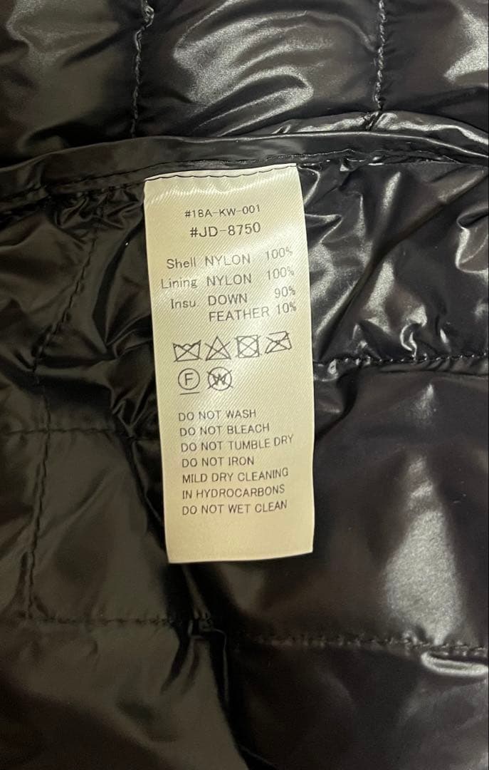 DANTON ダントン インナーVベストダウン レディース ネイビー 34