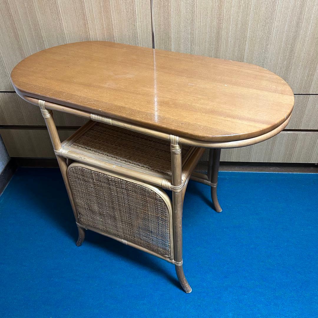 ラタン　籐　テーブル