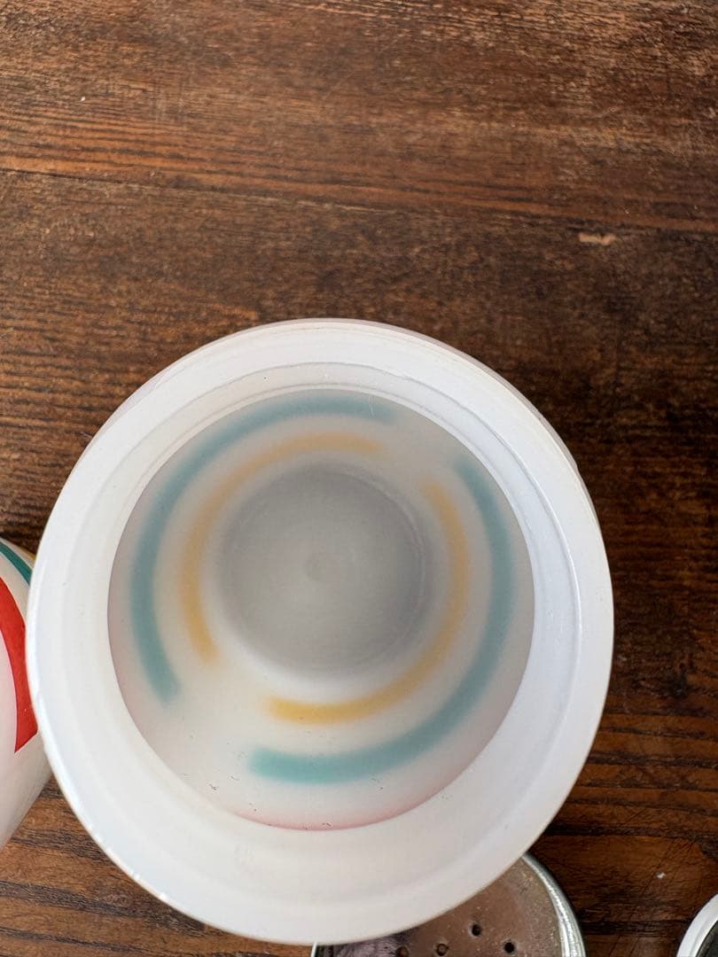 ファイヤーキング (訳あり)ビンテージ ストライプ ソルト＆ペッパー セット