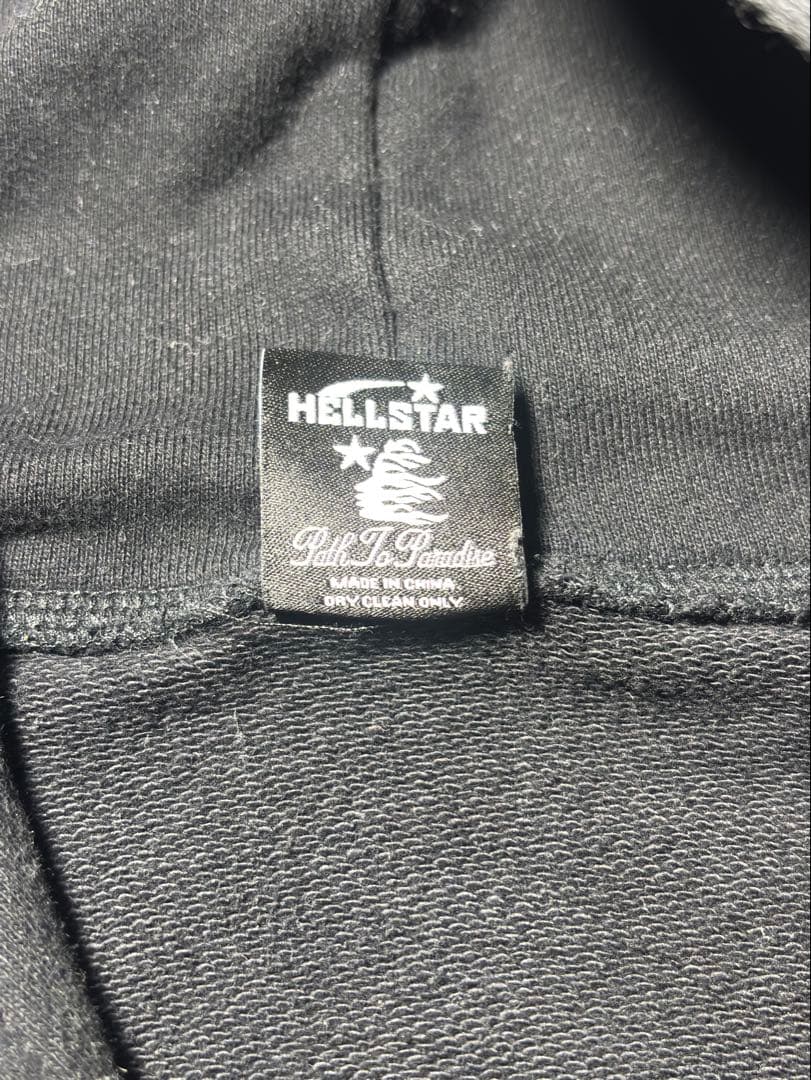 hellstar パーカー黒 S
