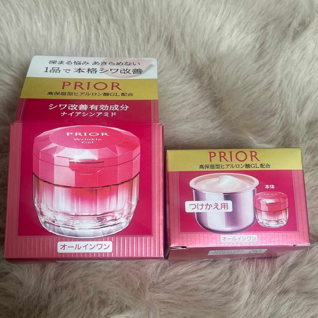 プリオール　薬用　リンクル美コルセットゲルn 本体90g×1付替え用90g×1