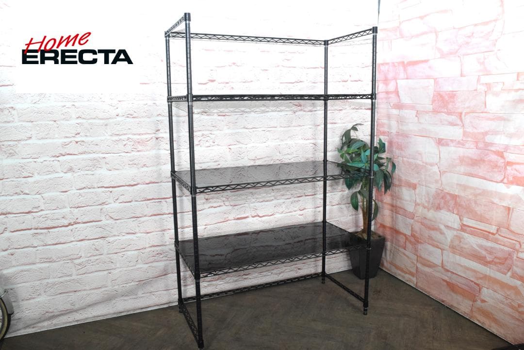 シェルフ1枚追加　自社便　ホームエレクター ワイヤーシェルフ 3方クロスバー