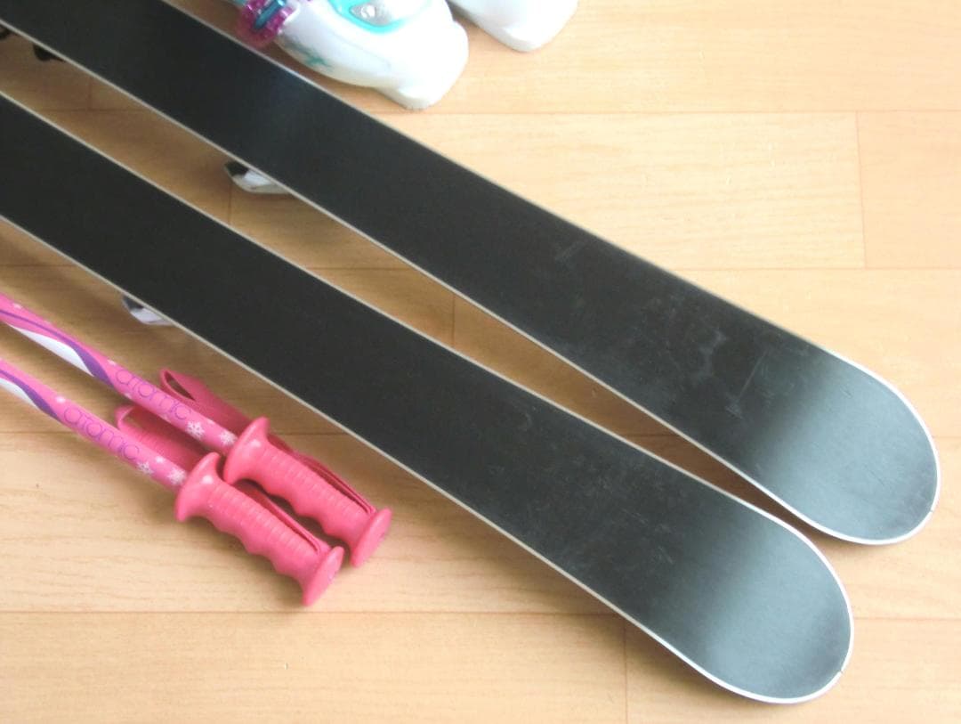 ■■1月限定■送料無料■スワロー■子供用スキーセット■板100靴19■WAX済■