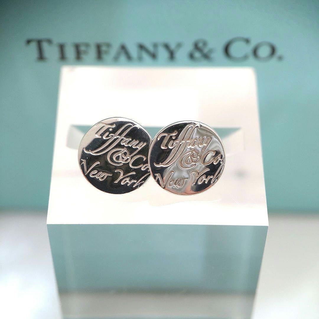 ＊ご成約済＊TIFFANY＆Co.　ノーツ ラウンド ピアス シルバー 925