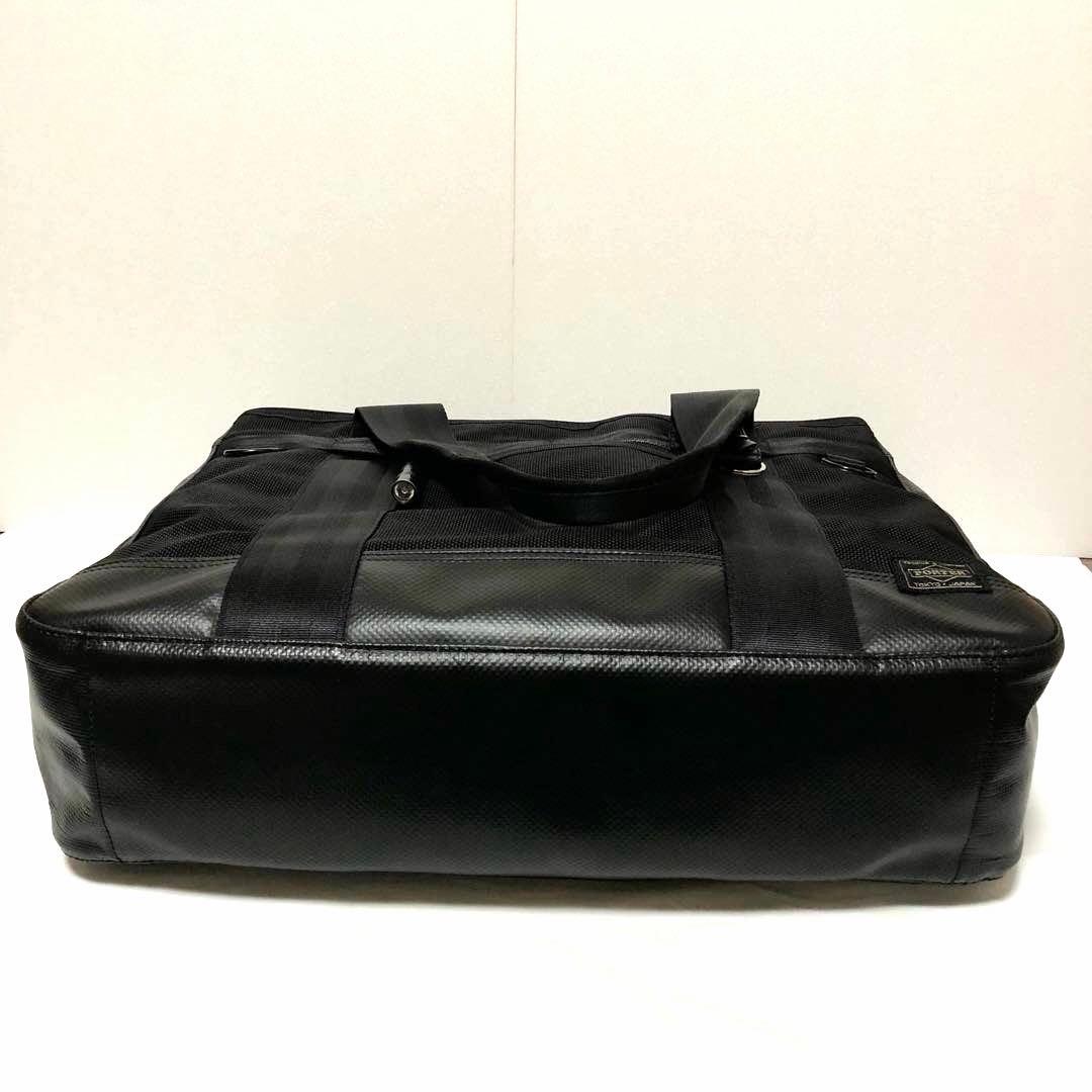 現行タグ✨極美品 ポーター ヒート トートバッグ A4可 大容量 黒 マグライト