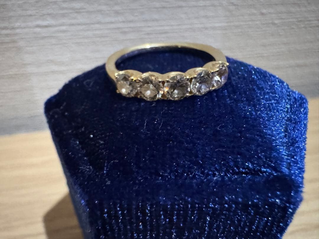 えりな☆クラシックチェス　エタニティリング　0.9カラットイエローゴールド