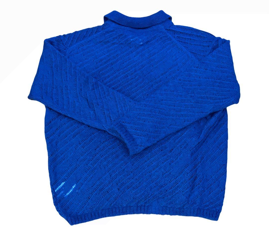 ダ*ル様 YOKE SILK MOHAIR BUTTONED CARDIGAN