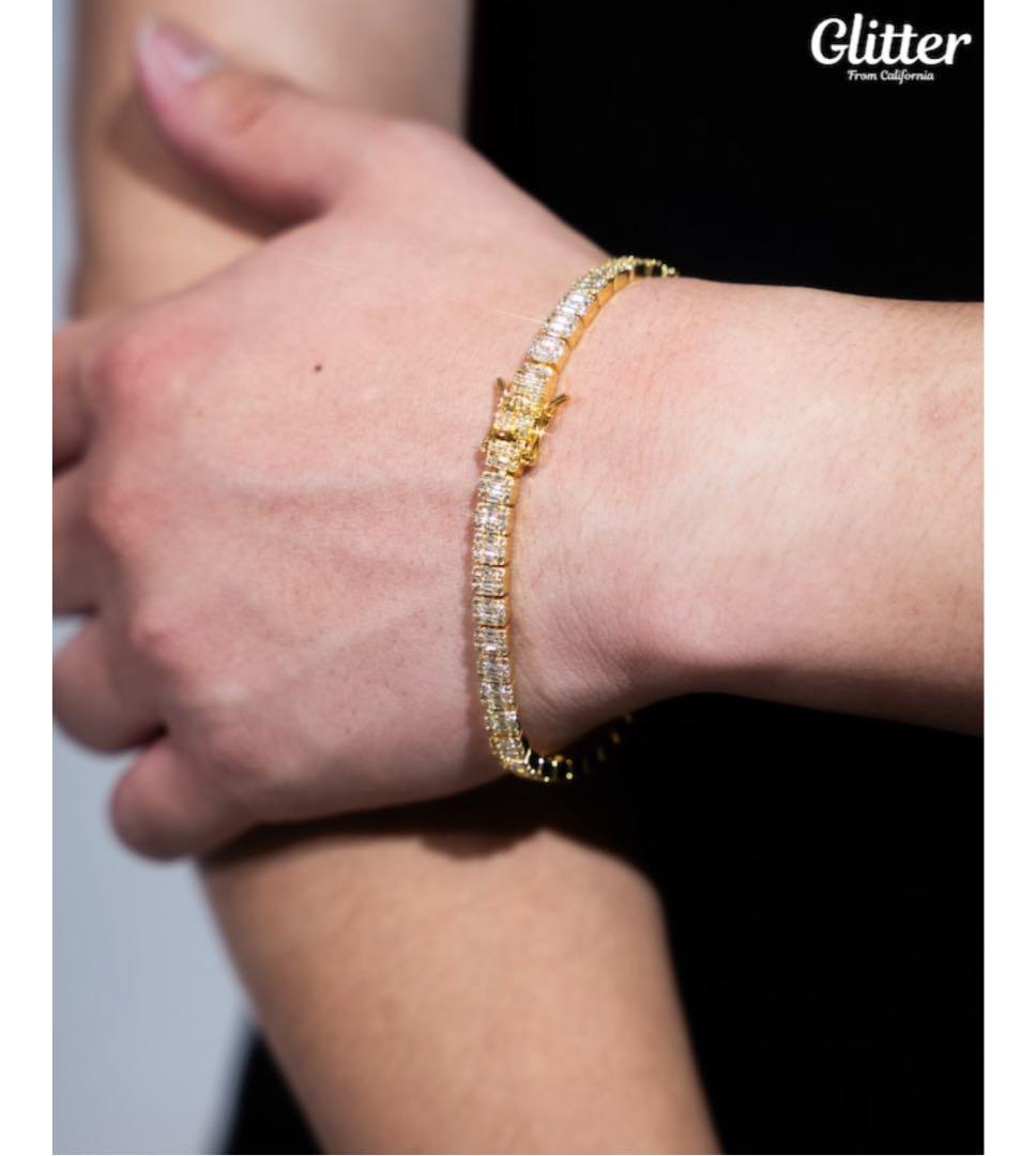 【まいぷ】Glitter 5mm ネックレスとブレスレットセット