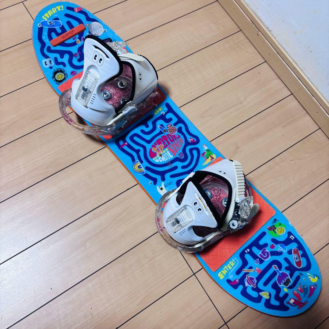 ⭐️大人気⭐️Burton キッズ用 スノーボード 80 cmビンディング付き