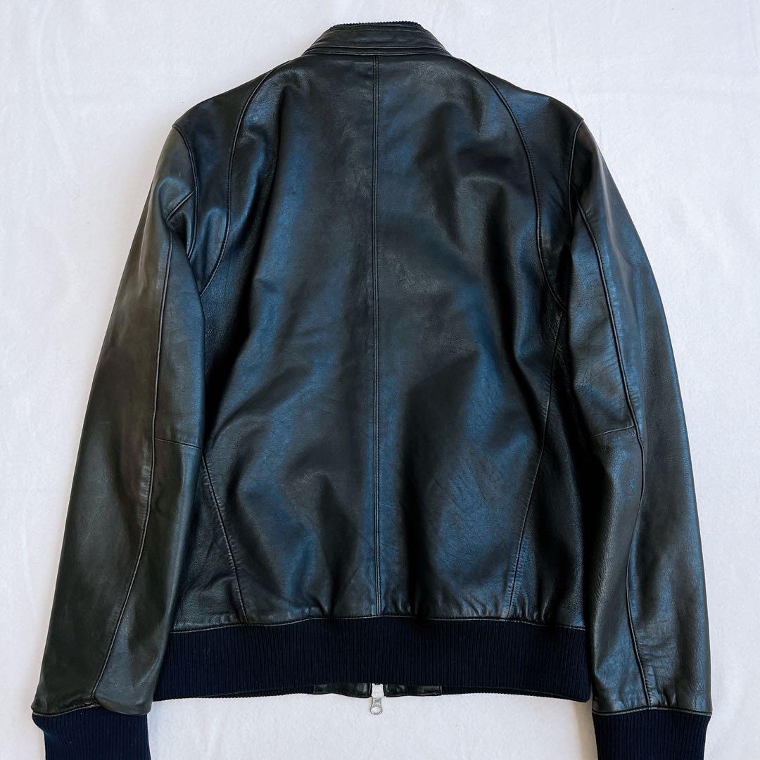 ユナイテッドアローズ シープスキン シングルライダース レザージャケット 羊革