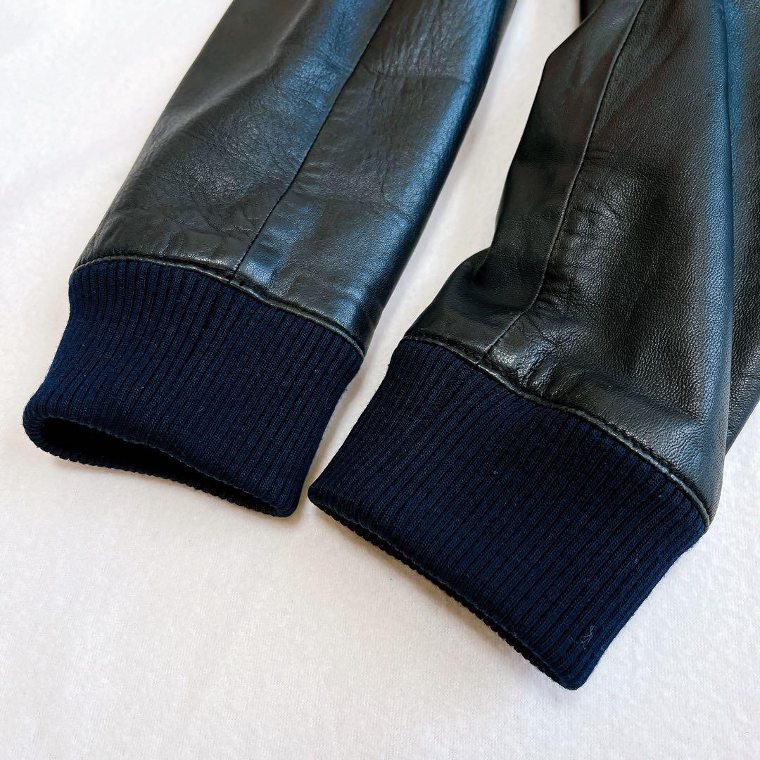 ユナイテッドアローズ シープスキン シングルライダース レザージャケット 羊革