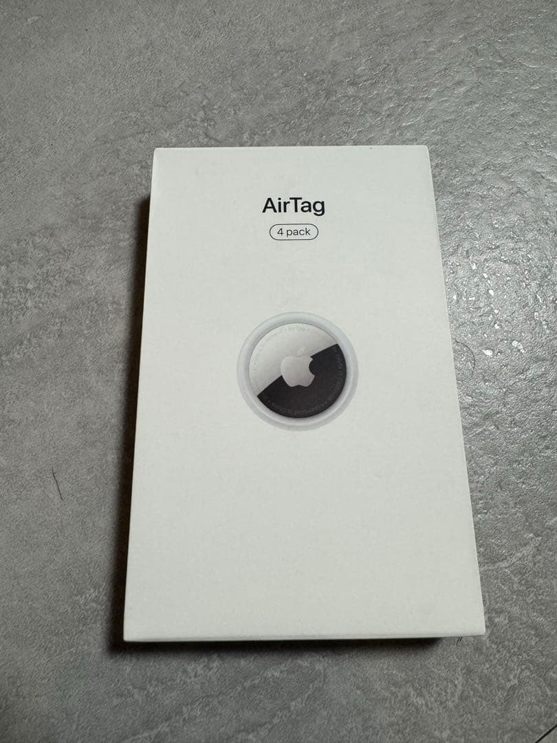 Apple AirTag 4 pack 未開封　新品　①