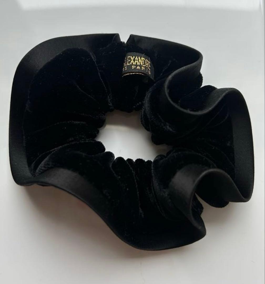 アレクサンドルドゥパリ　シュシュ　ベロア　シルク