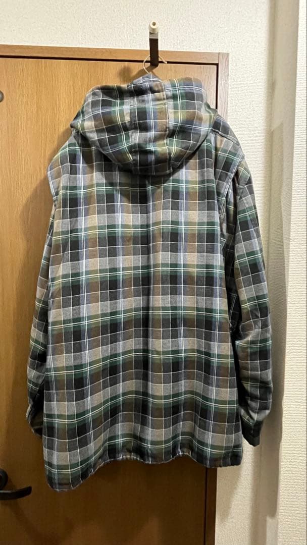 Stussyミドルコート (チェック柄)