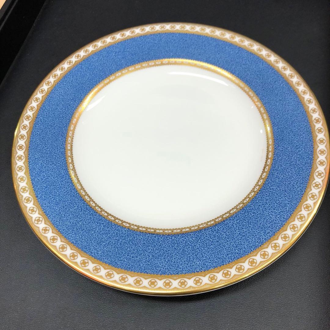 ♥【472】ウェッジウッド ユーランダー パウダーブルー デザートプレート×5