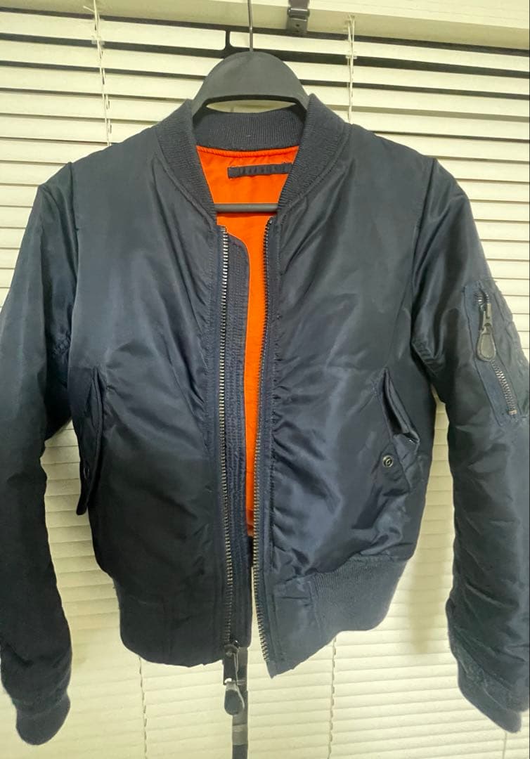 AVIREX アヴィレックス MA-1 フライトジャケット 黒 美品