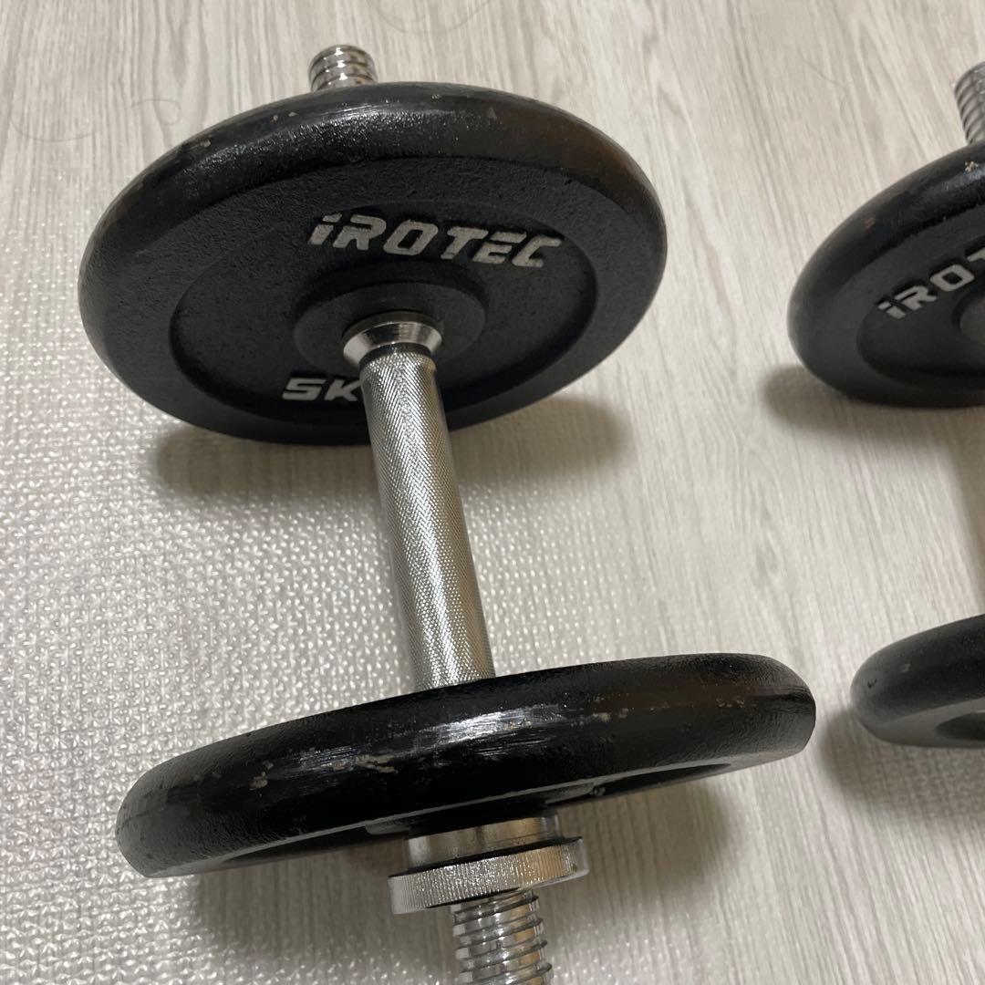 iROTEC 10kg ダンベル 2個セット