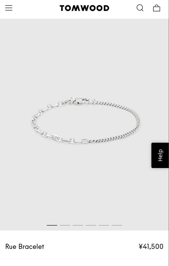 あ*あ様 TOMWOOD トムウッド ブレスレット Rue Bracelet ケ