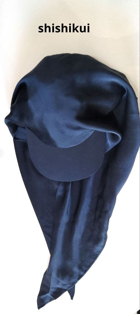 シシクイ 百々千晴 KIJIMA TAKAYUKI シルクキャップ新品 ネイビー