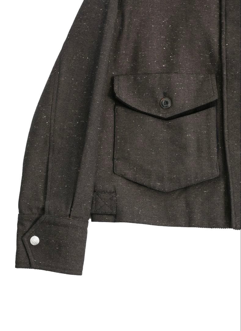 NULLUS 25AW PEELED OFF JACKET BROWN サイズ1