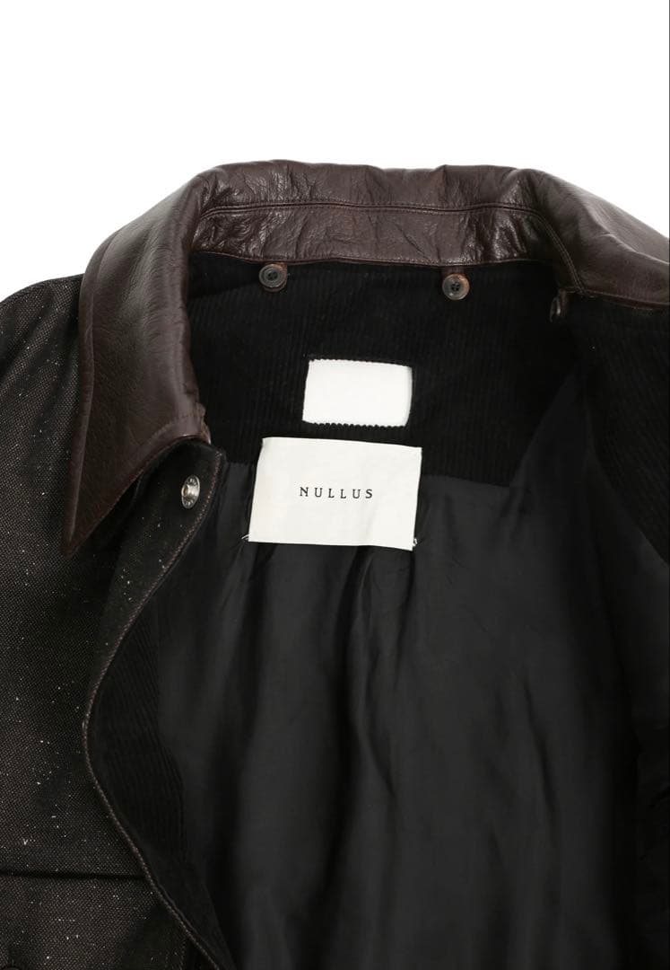NULLUS 25AW PEELED OFF JACKET BROWN サイズ1