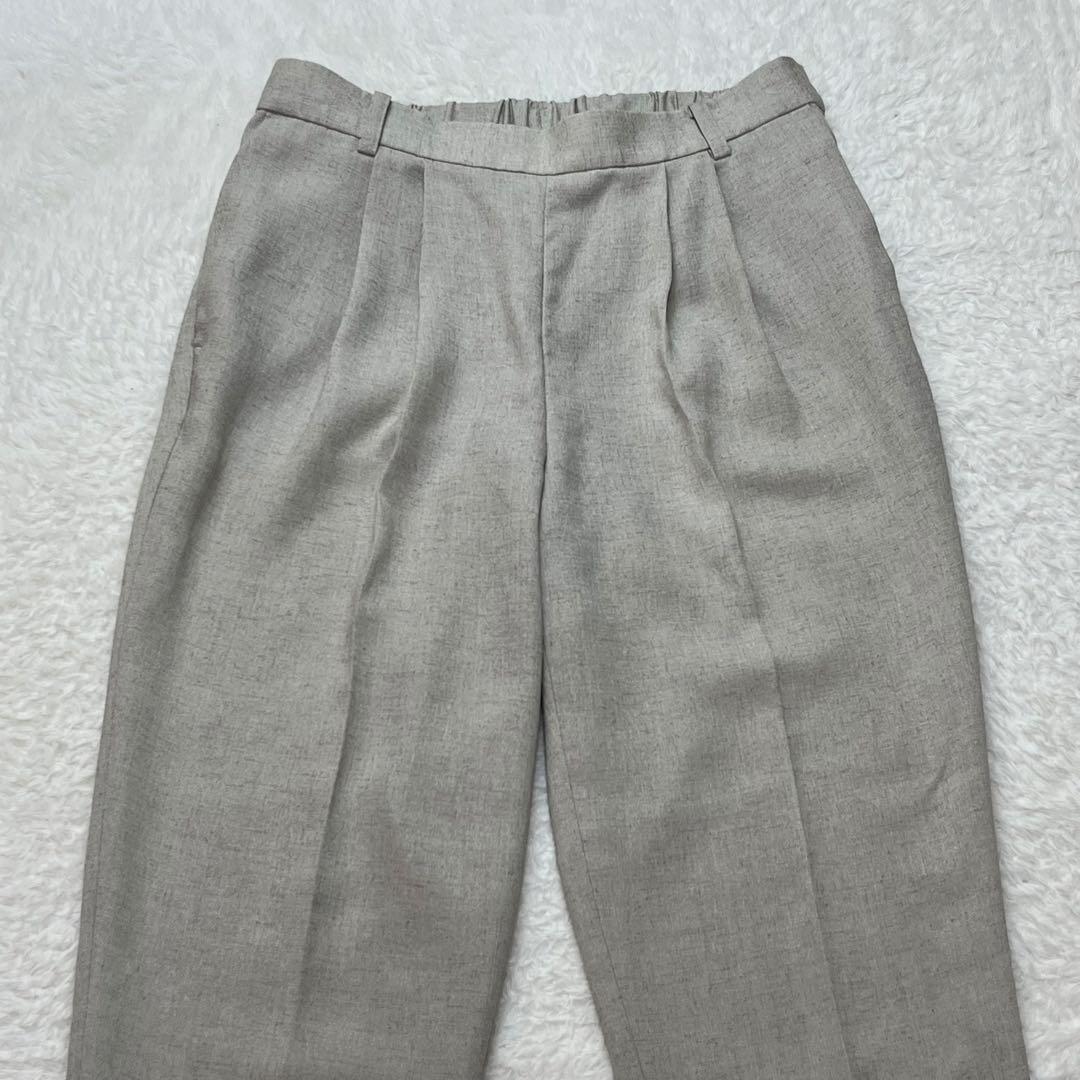 グリーンレーベルリラクシング　セットアップ　ノーカラー　ジャケット　パンツ