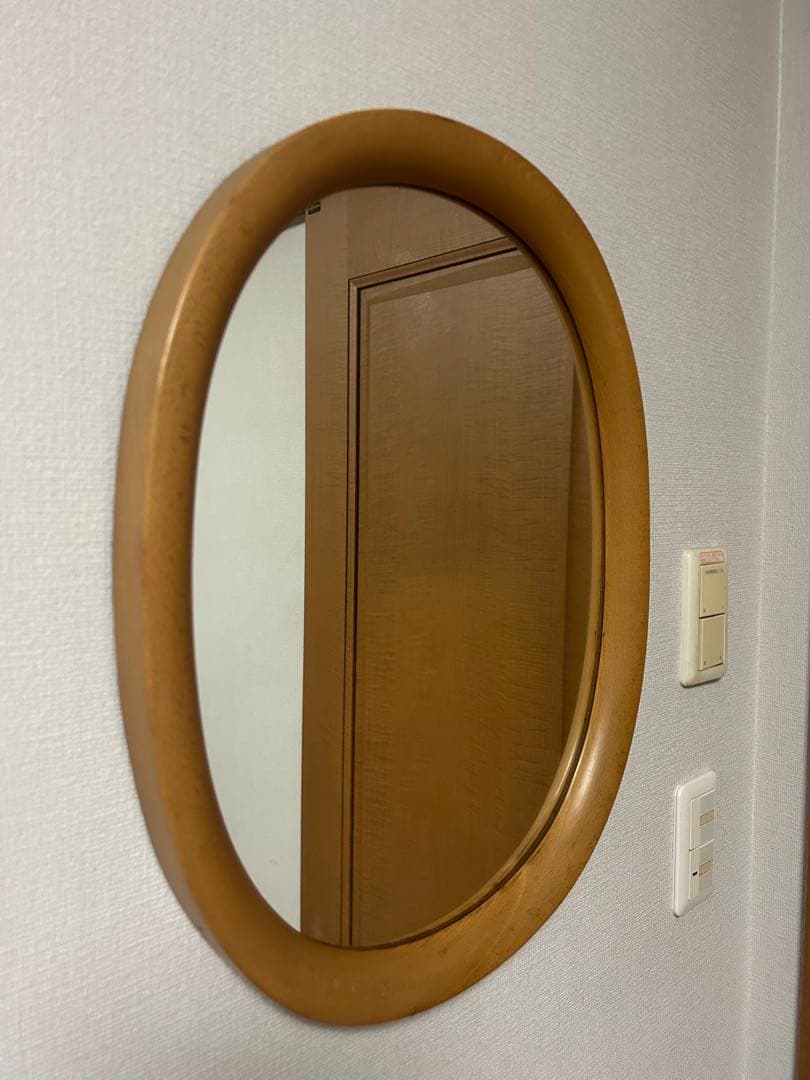 秋田木工　AKITAMOKKO ミラー　鏡　柳宗理　曲木　ウォールミラー